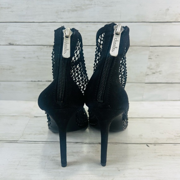 Charles By Charles David Afterhours Rhinestone Mesh Bootie Size 7M High … - Picture 5 of 11